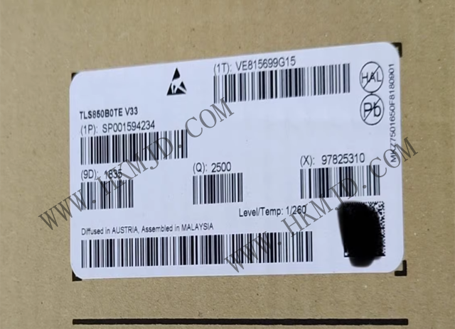 英飞凌 TLS850B0TE 高性能 3.3 V 低压差线性电压调节器