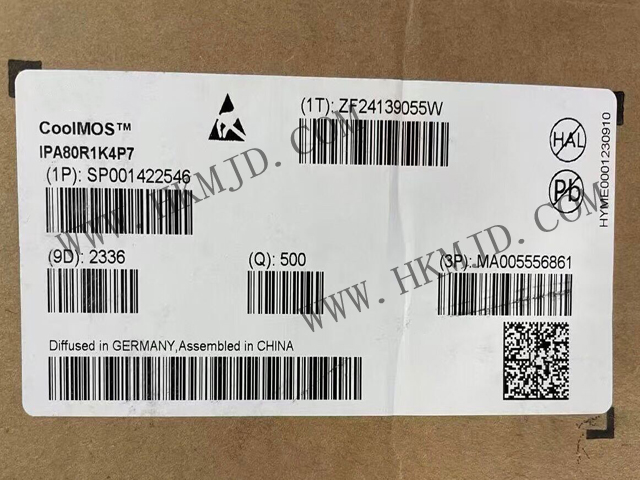 功率晶体管_IPA80R1K4P7_N沟道_800V CoolMOS™ P7 功率MOSFET
