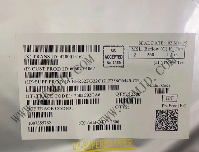 供应Silicon Labs EFR32FG22C121F256GM40-CR：高性能2.4GHz无线SoC现货