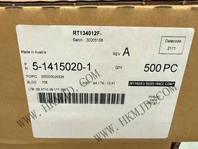 【工业级】5-1415020-1继电器：银镍触点，适用于电机控制/电源管理
