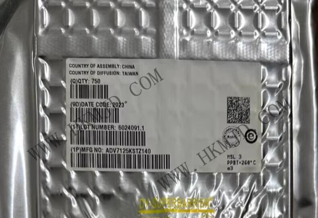 供应 ADI ADV7125KSTZ140 330MHz 三通道 8 位高速视频数模转换器
