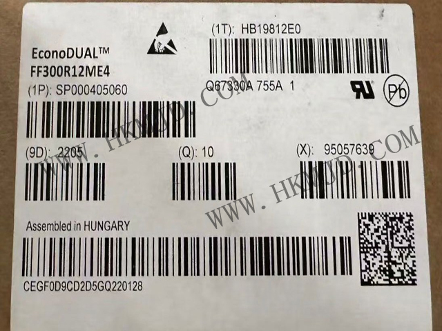 英飞凌IGBT模块_FF300R12ME4_1200 V，300 A 双IGBT模块