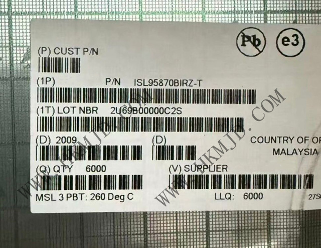 【现货】明佳达电子供应 ISL95870BIRZ（Renesas）单相同步降压型 PWM 稳压器